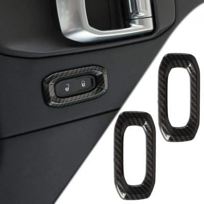Cache-Bouton de Serrure de Porte Accessoires Intérieurs pour Jeep Wrangler JL JLU JT 18+