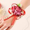 Mori Style Bridesmaid Wrist Corsage - Korean Wedding Aesthetic