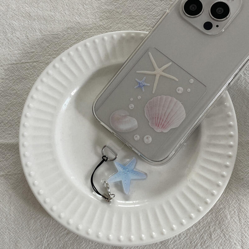 blue starfish phone strap
