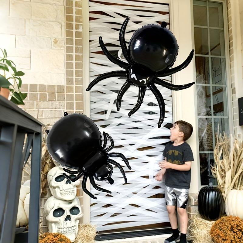 1/5/10/20pcs Halloween Black Large Spider Balloon Foil Balloons Happy Party Decor for Kid Toys Globos Haunted Hous Horror Props