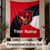 Custom Text Tapestry West Bromwich Albion FC Print Wall Tapestry Indoor Living Room Wall Decor