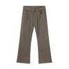 | cleanfit basic thin and slightly pulled solid color floor pants simple jeans tide
