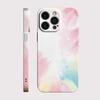 Watercolor Painting Phone Case for iPhone 17 16e 16 15 14 13 12 11 Air Pro Max XS XR XSMax 6 7 8 Plus Glossy Film Hard PC Cover