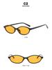 Brytyjskie Retro Owalne Małe Oprawki Okulary Przeciwsłoneczne - Modne Okulary Ochronne Przed Słońcem