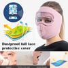Unisex Winter Outdoor Cycling Mask Full Face Protection with Anti-Fog Goggles Suitable for Skiing Outdoor Activities Windproof