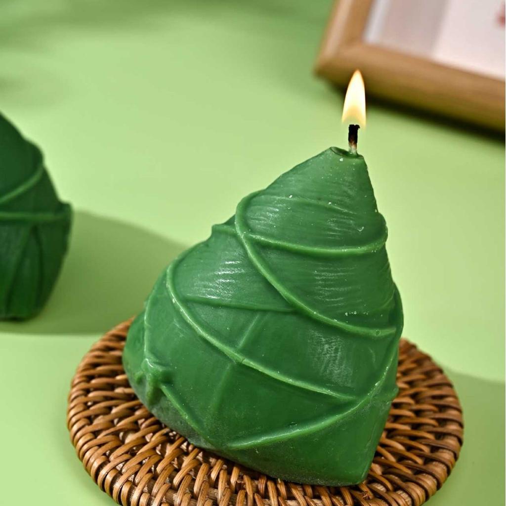 Dragon Boat Festival Zongzi Aromatic Candle Atmosphere Ornaments Indoor Bedroom Fresh and Light Fragrance Lasting for A Long Time