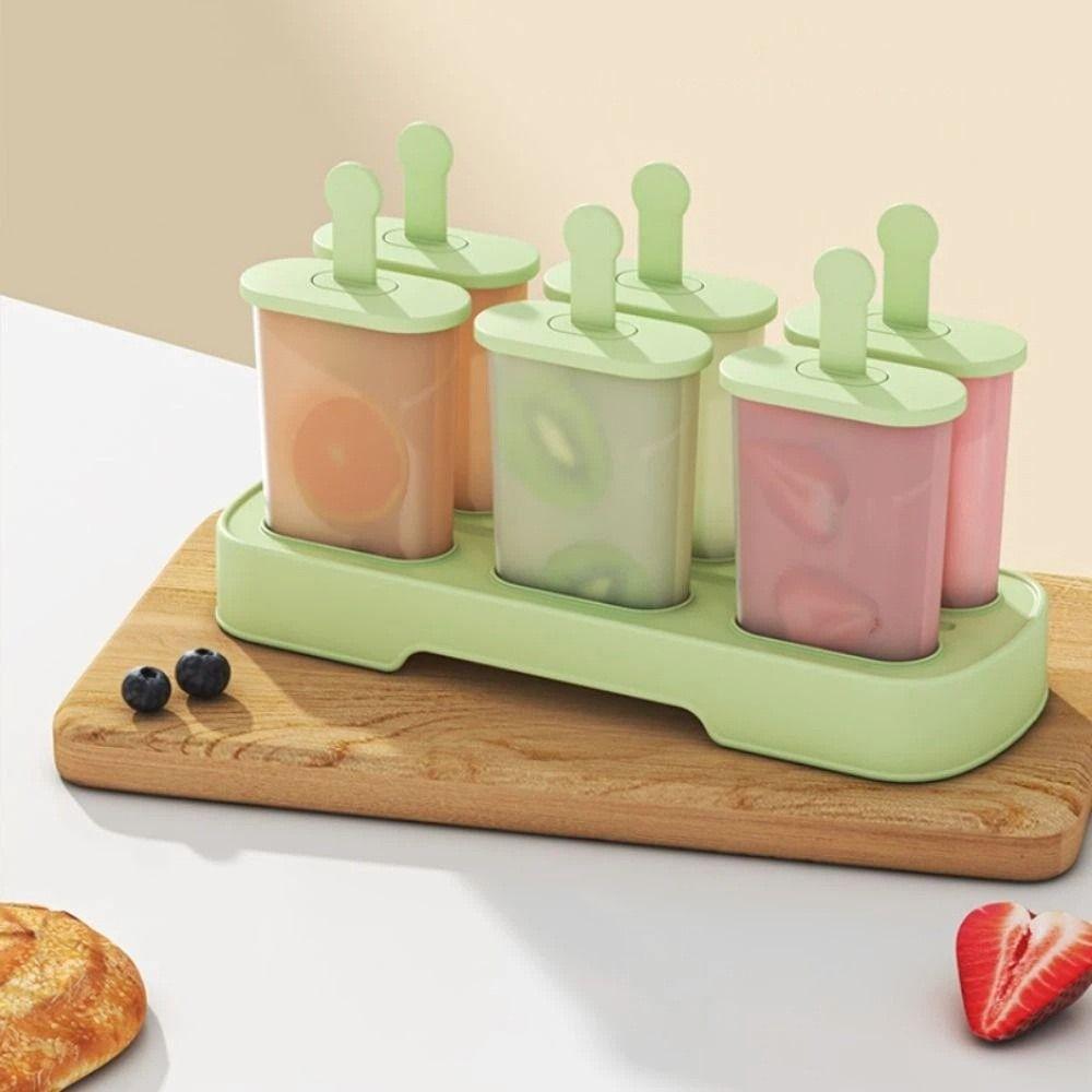 Reusable Homemade Ice Box DIY Popsicle Mold Cube Tray New Ice Cream Popsicle Mold Summer