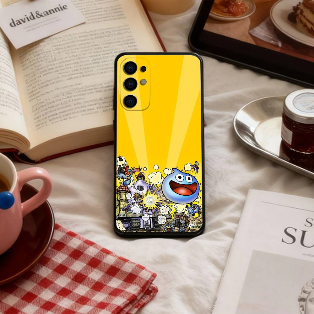 

D-Dragon Q-quest S-slimes Phone Case For Samsung S 25,24,23,22,30,21,10,9,Ultra,Plus,Lite,FE,4,5 G Soft Black Case Samsung S24Plus