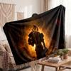Warm Flannel BlanketIT Pennywise Soft Cozy Throw Blanket for Bedroom Couch