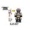 Delta SJZ001 Red Wolf Rose Weilong Dark Blue Military Minifigure Building Blocks
