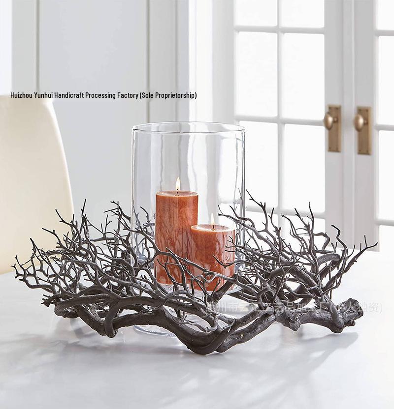 Yunhui Halloween Withered Vine Wreath Door and Stove Top Decoration