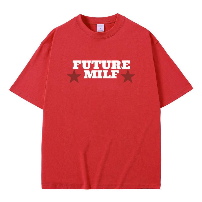 Rapper Future Milf Graphic Print Tshirt Men Women Hip Hop Vintage Tees Male Oversized Streetwear Men's Casual T-shirts