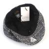 Universal Chemistry Wool Glencheck Black Newsboy Cap