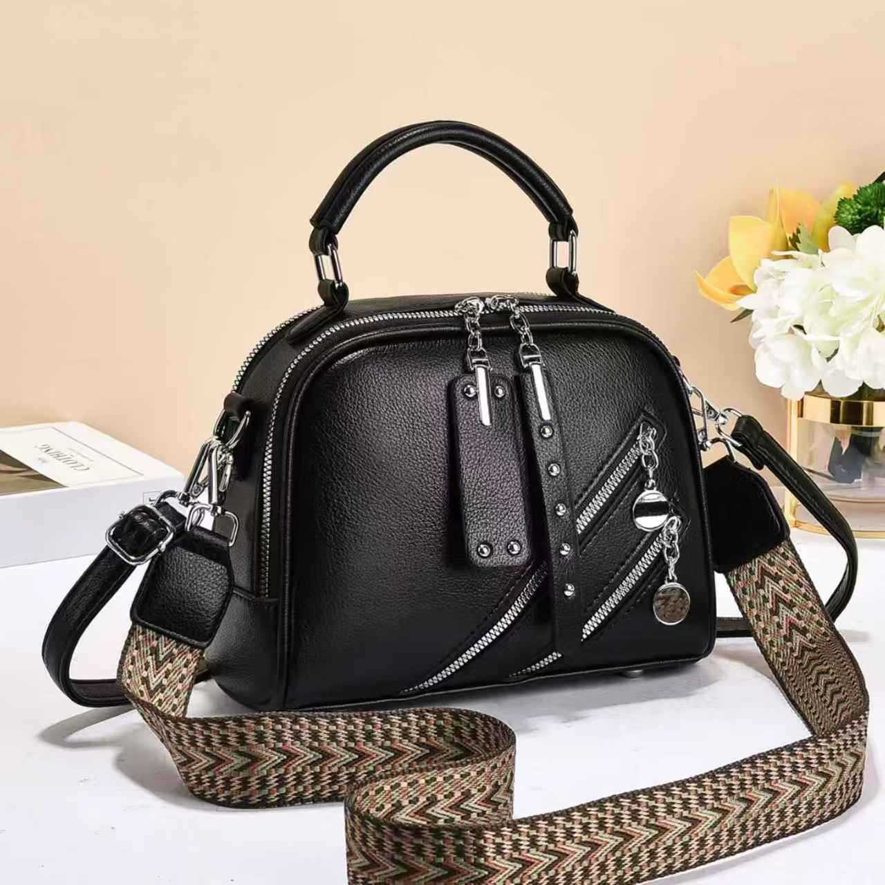 

Новая Мода Сотни Мульти Клип Кроссбоди Сумка на Плечо - Женская Мягкая Прочная Повседневная Вместительная Сумка