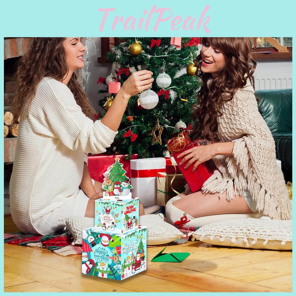 Christmas Gift Box With Cardboard Material For Holiday Party Decor And Surprises