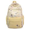 Schoolbag College Wind Junior High School Student Dachshund Dog Backpack Outdoor Travel Girl Backpack Contrasting Color Versatile Travel Bag