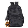 Schoolbag Schoolbag for Female Junior High School Students, Simple and Versatile Printing Bear Niche Design 1011 New College Student Computer Backpack