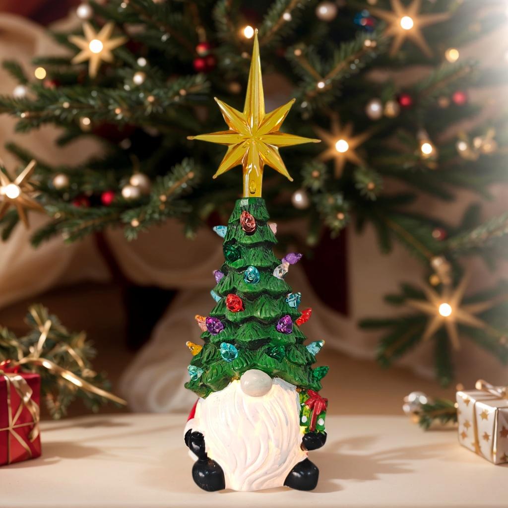 

DIY Christmas Tree Lights with Dwarf Santa Claus Ornaments, Creative Decorative Items for Bedroom, Living Room and Study