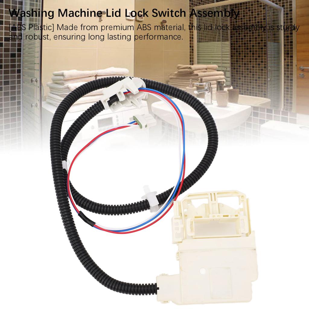 Washer Lid Lock Switch Assembly WH08X32697 Washing Machine Door Latch Assembly Replacement for GTW220ACK1WW GTW330ASK0WW