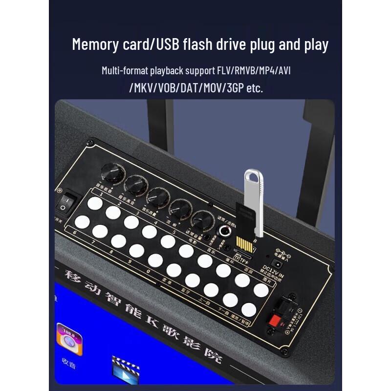 KONKA D160 Portable Outdoor Karaoke Speaker