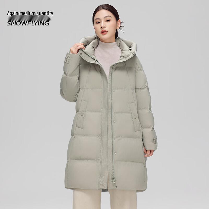 

Женский длинный пуховик XueZhongFei с капюшоном для зимы XL (170cm)