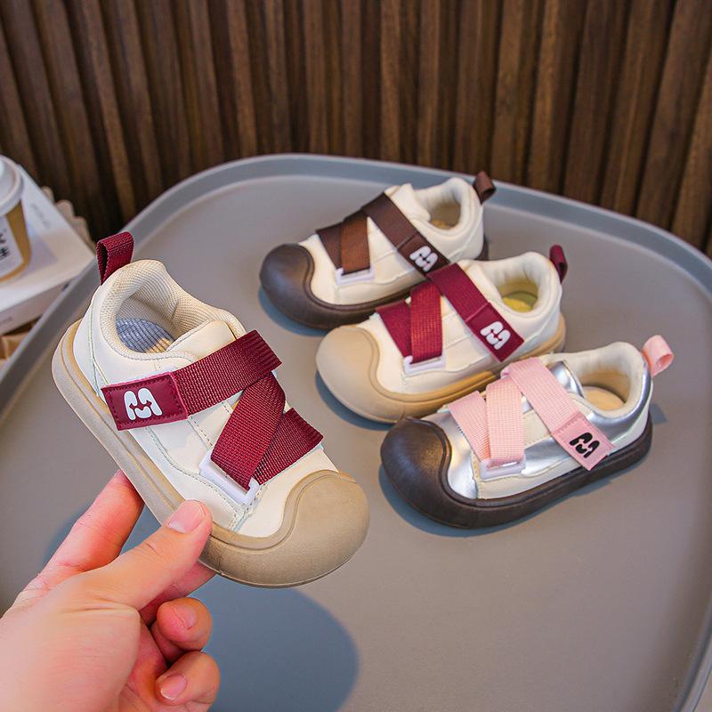 Korean Version of Children's Sports Shoes Spring and Autumn New Versatile Boys' Casual Shoes Girls' Single Shoes Soft-soled Baby Toddler Shoes