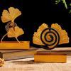 Mosquito Coil Burner Exquisite Leaf Incense Shape Iron Creaive Holder Case for Home