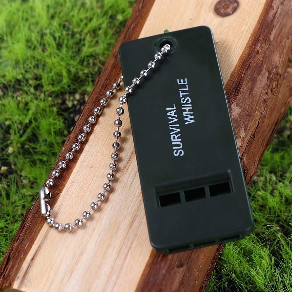 Rescue Whistle Outdoor Tool Survival Whistle 3-Frequency Whistle Survival Tool Emergency Whistle