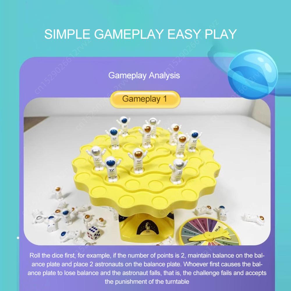 Gra Spaceman Balance Tree Interakcja rodzic-dziecko Gra planszowa do równowagi Zabawna gra dopasowująca równowagę Dekompresja dla przyjemności