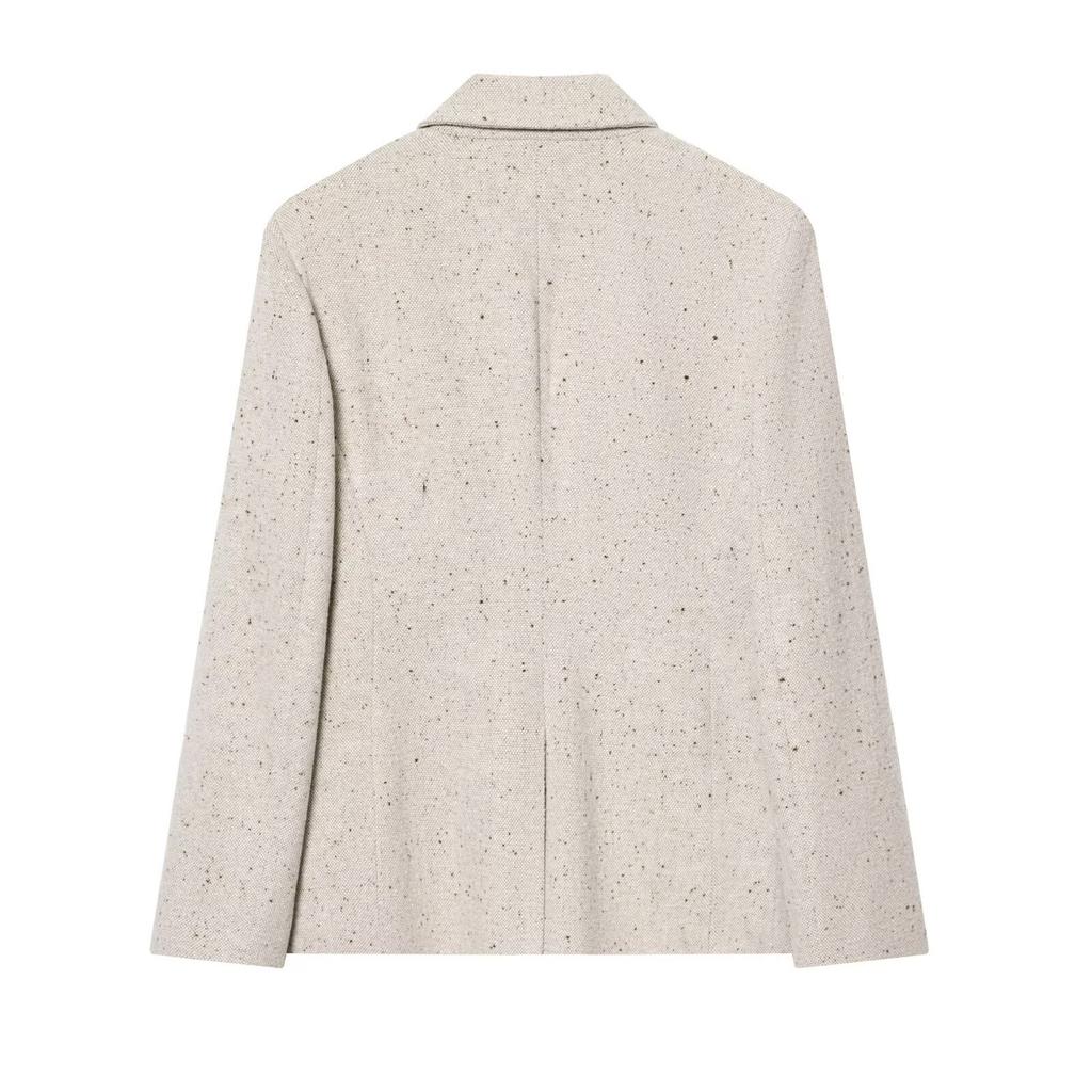 European and American Style, New Women's Clothing, Foreign Style, Fashionable, Wool Slim Suit Jacket 2119/796