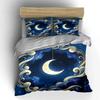 Moonlight Decor Set Night Theme Soft Comfortable Duvet Cover Bedding Set Included 1*Duvet Cover & 2*Pillowcases Gift
