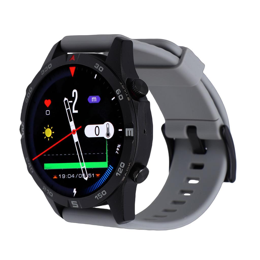 Men Dive Watch Smartwatch 100M Waterproofing Professional Diving Sports Wrist Watch for Swimming Hiking with Depth Sensor Barometer