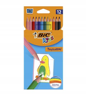 KREDKI BIC 12KOL. TROPICOLORS 2503