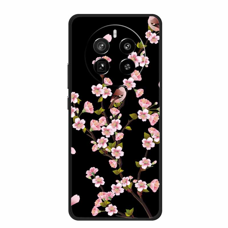 Funda For Honor Magic7 Pro Case Cute Cartoon Black Silicone Soft Phone Cases For Honor Magic 7 Pro Back Cover Case 7Pro Coque