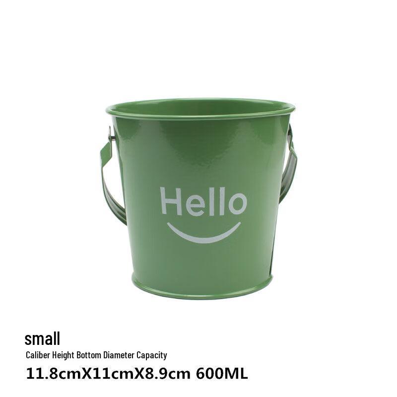 ZISIZ Ins-Style Stainless Steel Ice Bucket