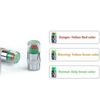 4/2 Stück Auto Reifendruckmesser Ventilkappe Sensor Anzeige Warnung Überwachungswerkzeug Motorrad Reifenkappe Anzeige Luftdruckmesser