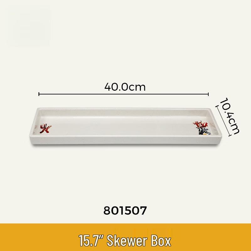 Wuhe Melamine Hot Pot  BBQ Serving Plate