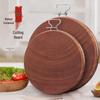 Walnut Iron Solid Wood Round Cutting Board