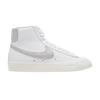 Nike Blazer Mid 77 Essential White Metallic Silver Women Sneakers Sail Summit-White DQ7574-100