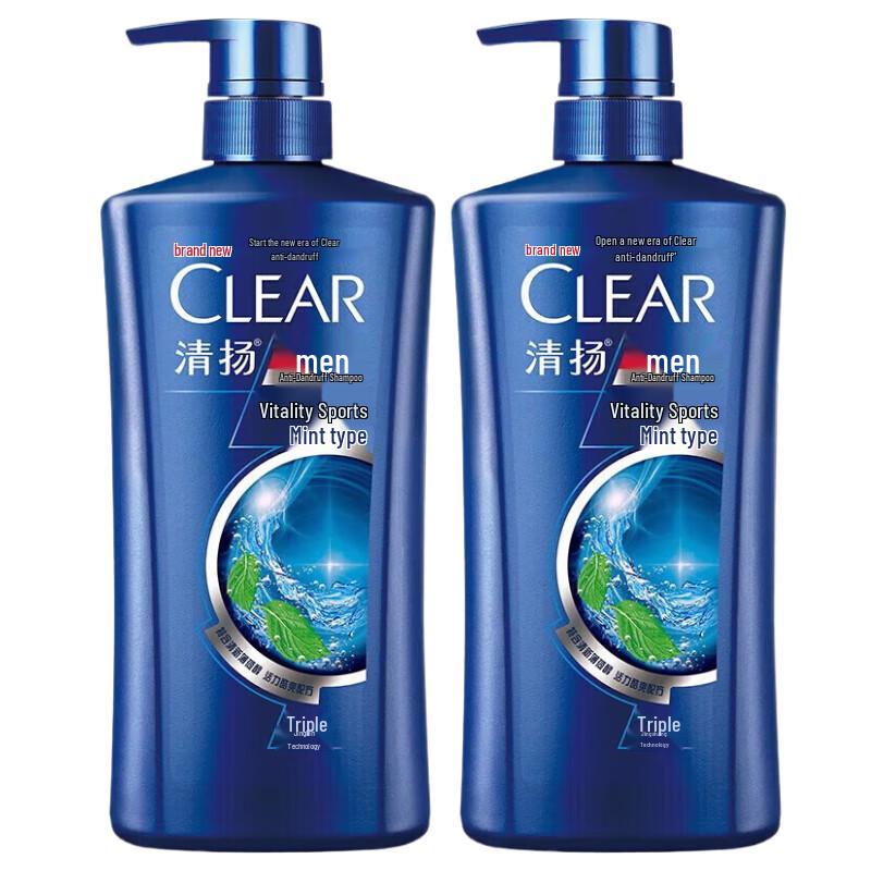 

Clear Vitality Sport Mint Anti-Dandruff Shampoo 2x650g