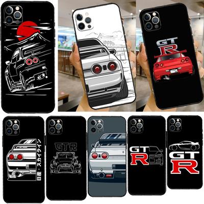Capa de celular Skyline GTR R32 para iPhone 11 12 13 Pro Max 13 Mini X XR XS Max 7 8 Plus capa traseira de silicone