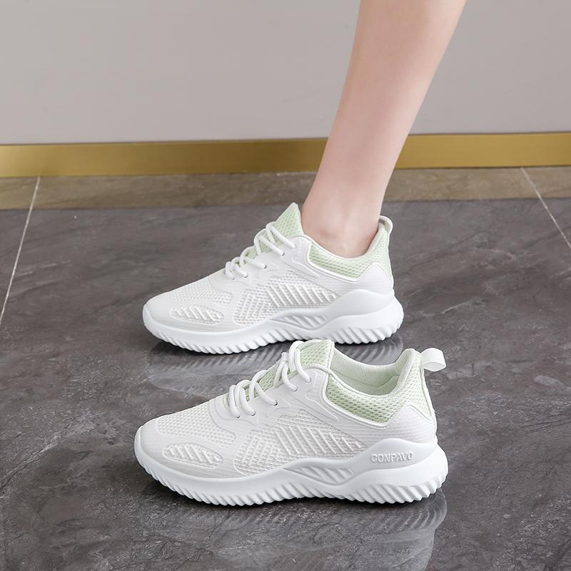 High school entrance examination physical examination sports shoes summer breathable mesh lightweight shock-absorbing running shoes 34