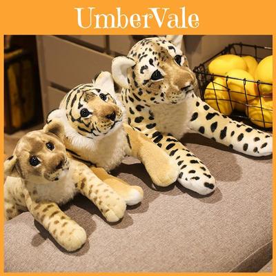 Entzückendes Plüschtier Löwe Tiger Leopard Stofftier Spielzeug für Kinder Weiches Kuscheltier Geschenk