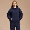 Men's Fleece Sweatpants Long Pants Drawstring Joggers with Hooded Sweatshirt Casual Athletic Set