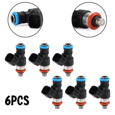 6 STKS Brandstofinjectoren 0280158077 Geschikt voor Ford Fusion Geschikt voor Mazda 6 CX-9 2010-2011