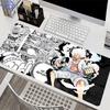 Large Mouse Pad OOne PPiece Luffy Notebook Desk Mat Gaming Keyboard Pad Designed Specifically Black And White Anime Mousepad