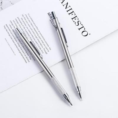 Stainless Steel for Students 0.5/0.7/0.9/1.3/2.0mm Sketch Movable Pencil Mechanical Pencil Propelling Pencil Automatic Pencil