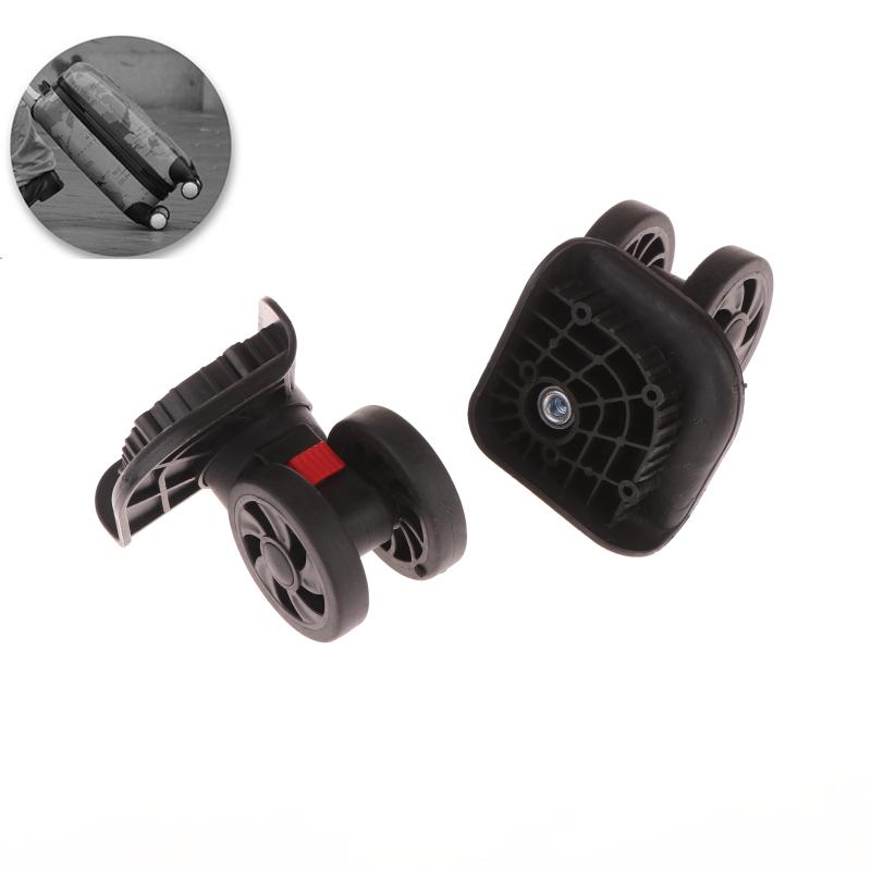 1/2 Pary Kółka do Walizki Bagażowej Zestaw Naprawczy do Walizki Odporne na Zużycie Obrotowe o 360 Stopni Wymienne Odpinane