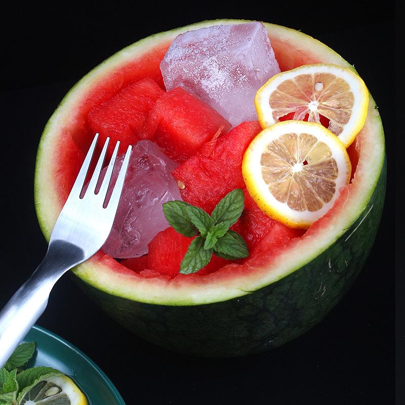 Stainless Steel Dual-Head Watermelon & Fruit Cutting Fork No