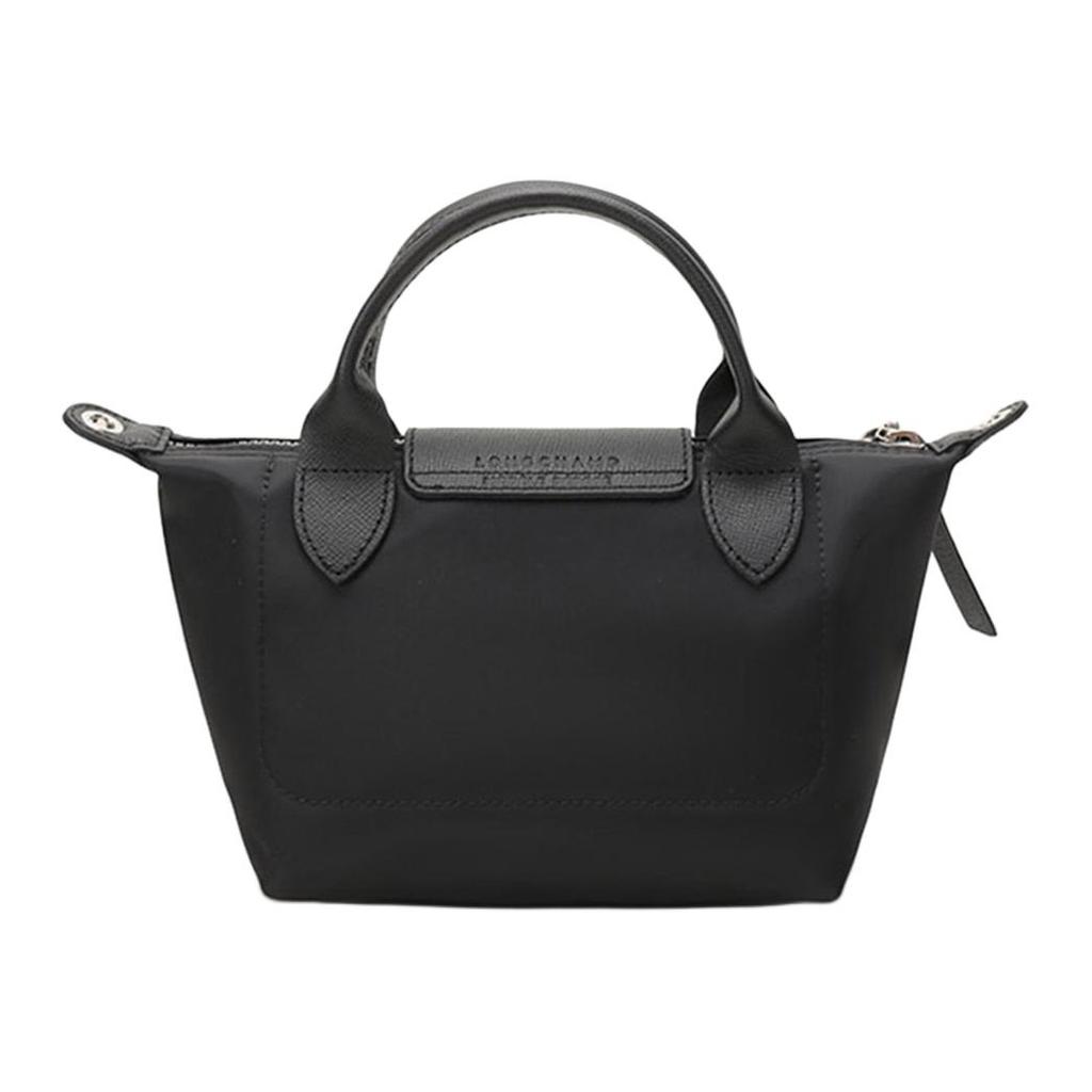 New LONGCHAMP Le Pliage Néo Canvas Dumpling Bag, One Shoulder Handbag Mini Women's Black 1500598001